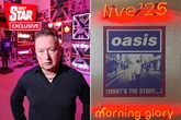 Oasis' official tour art is by punk artist who wound up the Queen with tattoo portrait