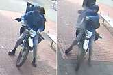 Horror moment teenage yobs shoot at cyclist in broad daylight before airport arrest