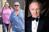 Gene Hackman's daughters look sombre as they're seen after star's mysterious death