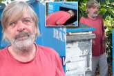 Homeless fella found living in a clothes bin before begging each day