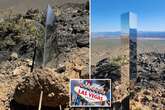 Authorities stumped as to how mystery reflective monolith appeared in remote desert