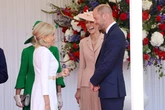 Lip reader spots Kate Middleton receiving touching words from Macron's wife after cancer battle