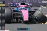 F1 star dubbed 'so dangerous' after driving round track with wheel hanging off