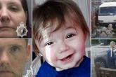 Evil couple who murdered grandson, 2, while cruel mum was on phone get life