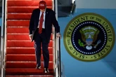 Trump assassination fears as hunting stand 'with line of sight to Air Force One exit' found