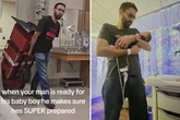 Influencer slammed after bringing strange supplies into the birthing room