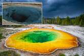 Moron tourists ruin 'must-see' scalding pool in Yellowstone Park with dumb ritual