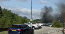 Massive fire at Morrisons supermarket petrol station sparking urgent evacuation