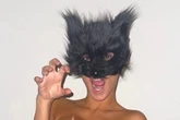 Bianca Censori strips topless in wild cat mask snap shared by Kanye West