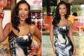 Love Island's Maya Jama shows her animal side as she sizzles in slinky dress