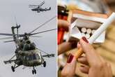 Russian school children destroy £11m helicopter with cigarettes