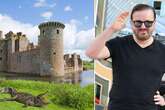 Ricky Gervais wants castle with moat full of crocodiles - but admits it might kill him