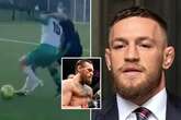 Conor McGregor plays Sunday League and tackle has fans making the same sick joke