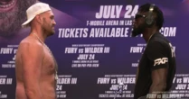 Fury and Wilder's intense six minute staredown ahead of trilogy fight