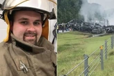 Volunteer firefighter and his 9-month-old daughter killed in horror 15-car pile-up