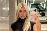 Ex-Barcelona WAG flaunts nipple piercing in see-through top fans aren't sure is legal