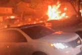 BREAKING Plane crashes in San Diego street as locals show huge blaze outside homes