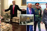 Trump gets second 'gift' as mobile McDonald's set up by Saudi Arabi ahead of visit