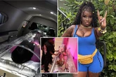 'Real-life Barbie' laid to rest in doll box coffin as mourners admire tight pink outfit