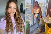 Gogglebox's Izzi Warner parades tiny waist and curves for lavish weekend in London