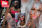 Ink addict with 'thousands' of tattoos claims creepy blokes think she's 'kinky'