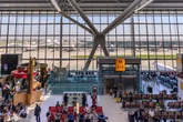 Heathrow Airport chaos as area closure sees 'people running with luggage in the roads'