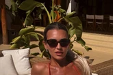 Christine McGuinness sports minuscule bikini as she parties at Ibiza beach club