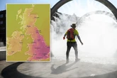 UK weather maps turn red showing heat bomb hitting the country this weekend