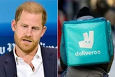 Prince Harry ordered Deliveroo to mate's house in UK while saying 'my life is in danger'