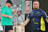 Luke Littler flashes £6k watch and £2k rucksack as darts ace jets home with Faith Miller