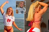 Elle Brooke 'claps for England' as fans stunned by adult star's cheeky naked pic