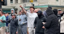 Plymouth protests erupt in violence as multiple people injured by rioters 'throwing stones'