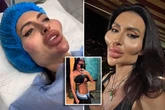 'World's biggest cheeks' model's throwback snap as she goes under the knife again