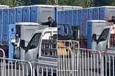 Woman stuck inside portable loo gets driven miles on back of lorry before driver realises