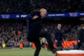 Pep Guardiola's meltdown sees seething Man City boss kicking bottles and booked