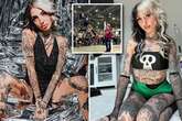 Extreme body modification fan explains why she's hooked on hanging by her flesh