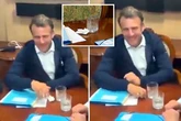 Truth behind Emanuel Macron's 'white bag' video on train as 'cocaine' claims go viral