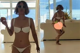 Halle Berry, 58, suffers bikini malfunction as bottoms slip off during sexy dance