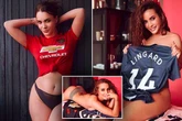 Man Utd-mad glamour model vows to push Instagram censorship rules if Denmark beat Wales