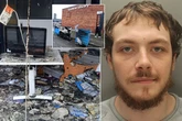 Riot burglar given a beating before court appearance issues three words to judge