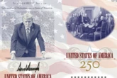 Trump graces 'new USA passport' as he says 'Welcome, but be good'