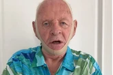 Sir Anthony Hopkins tries Skims creepy face wrap as Kim Kardashian responds