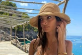 Emily Ratajkowski strips to tiny leopard-print bikini on the beach in sizzling snap