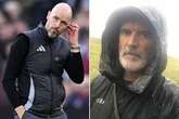 Roy Keane cryptically breaks silence with social media post after Erik ten Hag is sacked