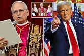 Trump fans rejoice over first US cardinal as Pope Leo XIV gives President 'MAGA mascot'