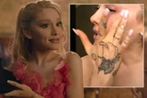 Ariana Grande fans baffled by Wicked hand tattoo as they all notice same thing