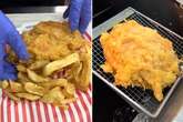 Internet goes into meltdown as sickos are chowing down battered chip butties