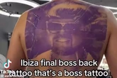 Ibiza Final Boss 'back tattoo' goes viral as fans say 'that’s sad to see'