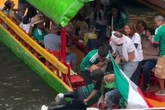 Hero England fan rescues Mexico supporter after he falls into canal