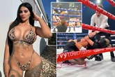 Adult star racer Renee Gracie rages after farcical boxing debut as 7 men fight blindfolded